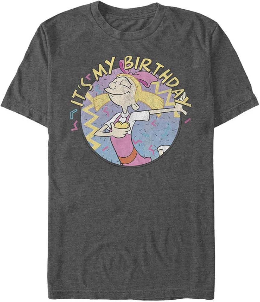 Nickelodeon Men's Big & Tall Birthday Helga T-Shirt