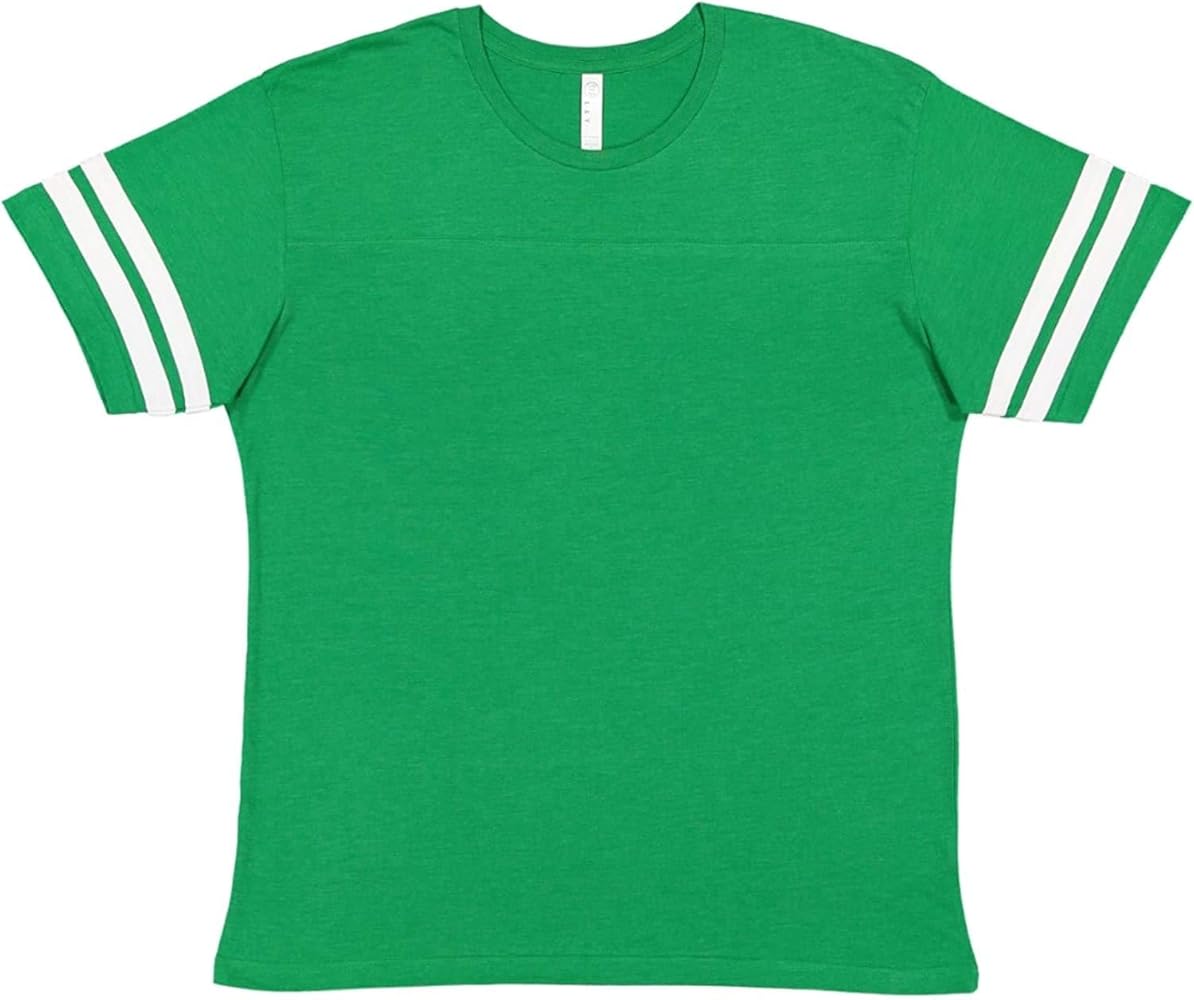 LAT Mens Fine Jersey Crew Neck Short Sleeve Football Tee (6937)