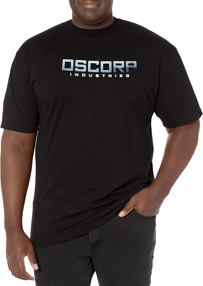 Marvel Big & Tall Classic Oscorp Logo Men's Tops Short Sleeve Tee Shirt