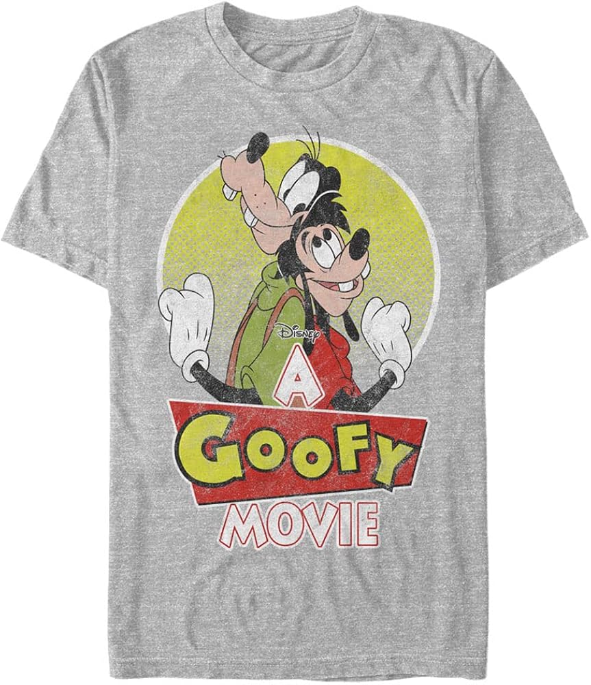 Disney Big & Tall Goofy Movie Goof and Son Men's Tops Short Sleeve Tee Shirt