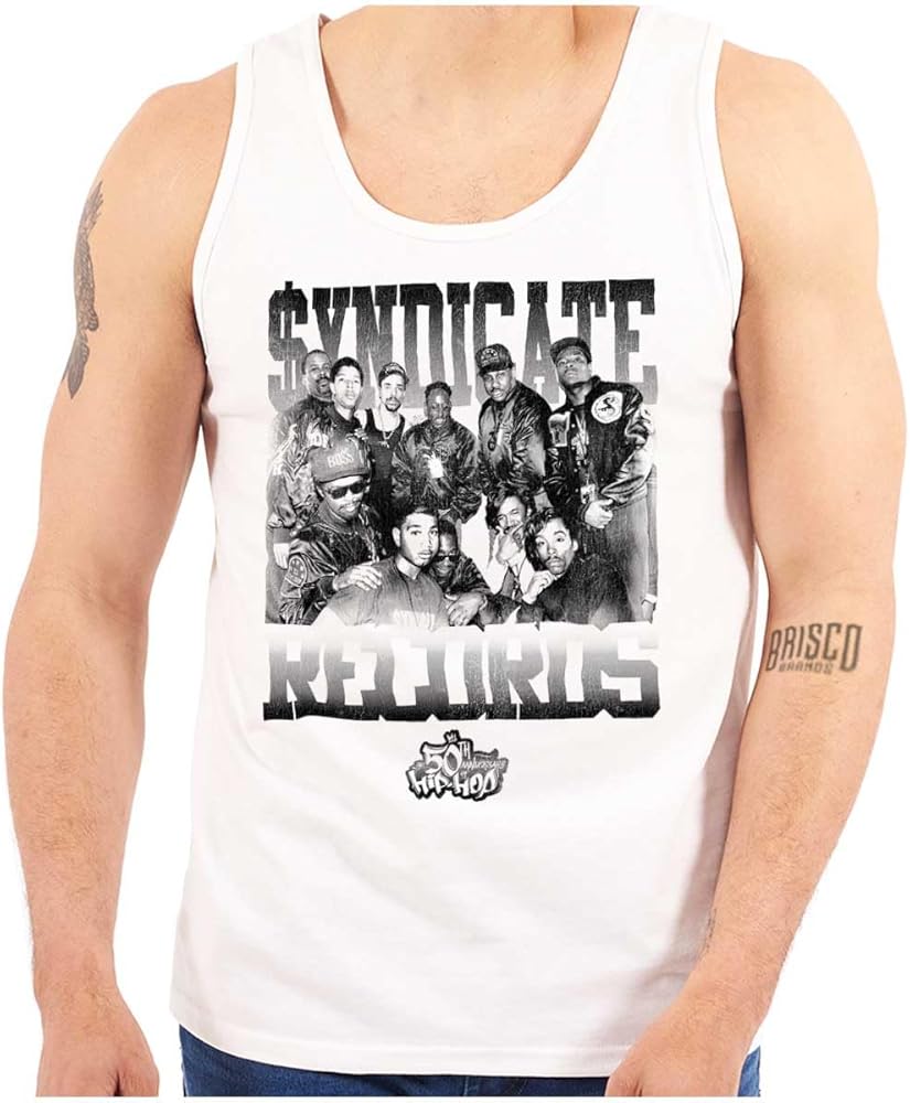 Vintage Syndicate Records Group Photo Tank Top T Shirts Men Women