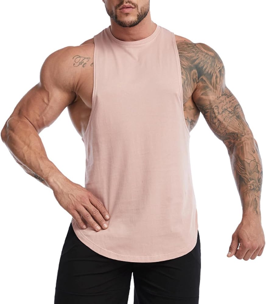 Men's Shirts Tight-Fitting Sleeveless Fitness Suit Basketball Running Yoga Quick-Drying Vest Workout Shirts