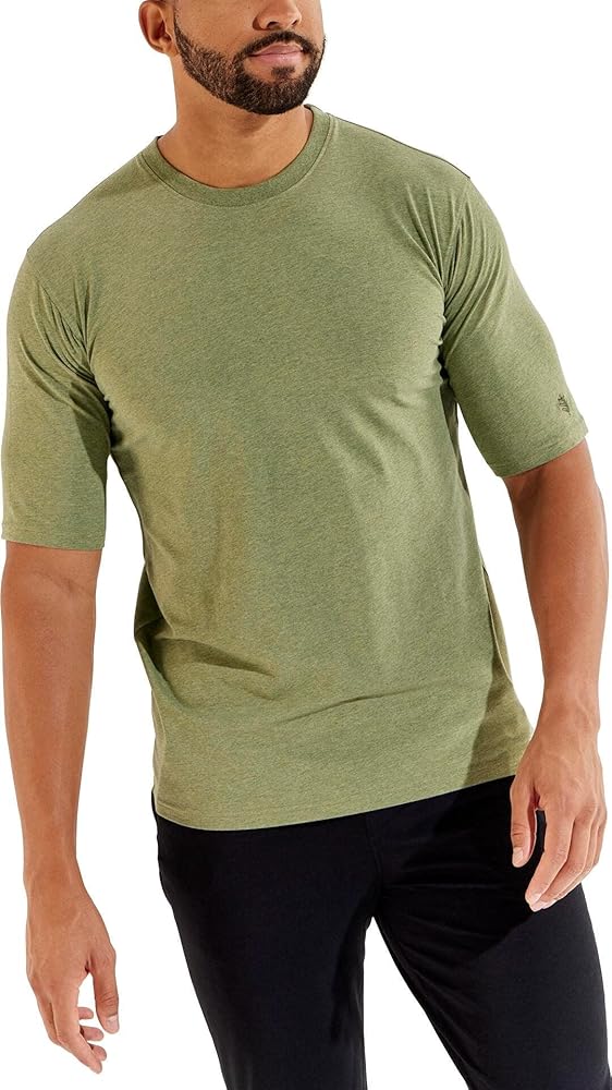 Coolibar UPF 50+ Men's Morada Everyday Short Sleeve T-Shirt - Sun Protective