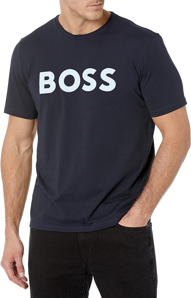 BOSS Men's Bold Logo Short-sleeve Jersey T-shirt