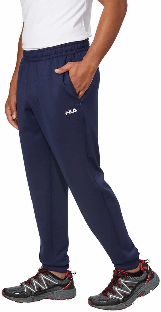 Fila Mens Mid-Weight Performance Jogger (X-Large, Navy)