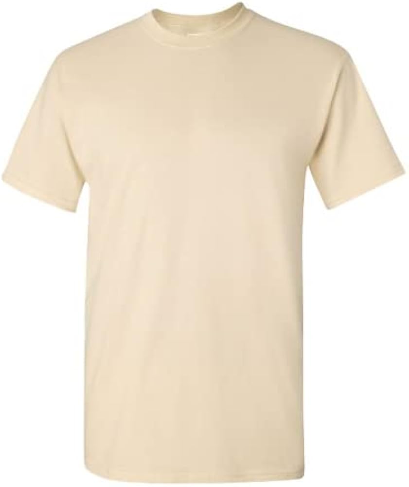 Gildan G500, Men's Heavy Cotton 2-Pack T-Shirt, Natural