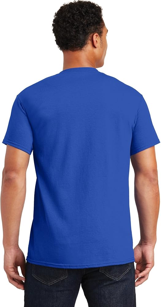 Gildan mens Ultra Cotton Adult Pack fashion t shirts, Cardinalred/Royal, 5X-Large US