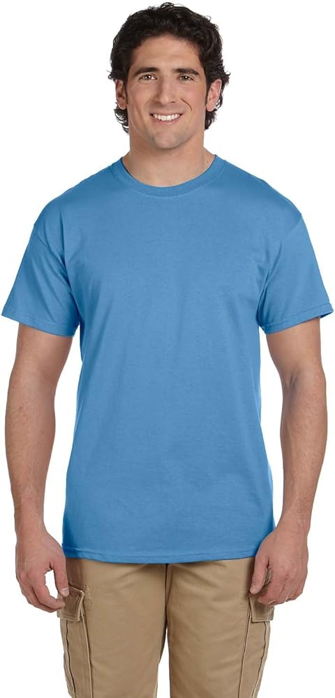 Fruit of the Loom 5 oz, 100% Heavy Cotton HD T-Shirt, Small, Columbia Blue