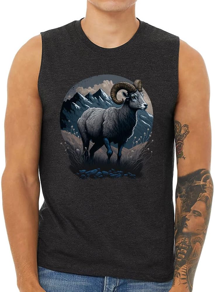 Camping Design Men's Muscle Tank - Landscape Men's Sleeveless T-Shirt - Colorado Tank