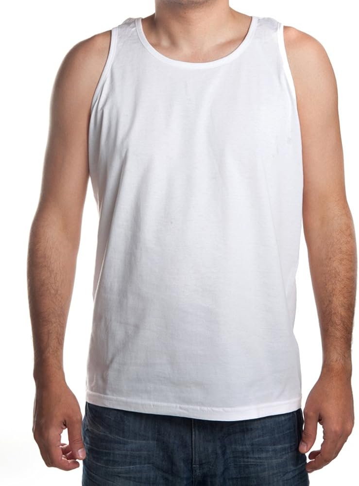 Gildan Ultra Cotton 6 oz. Tank (G220)- White,L [Apparel]