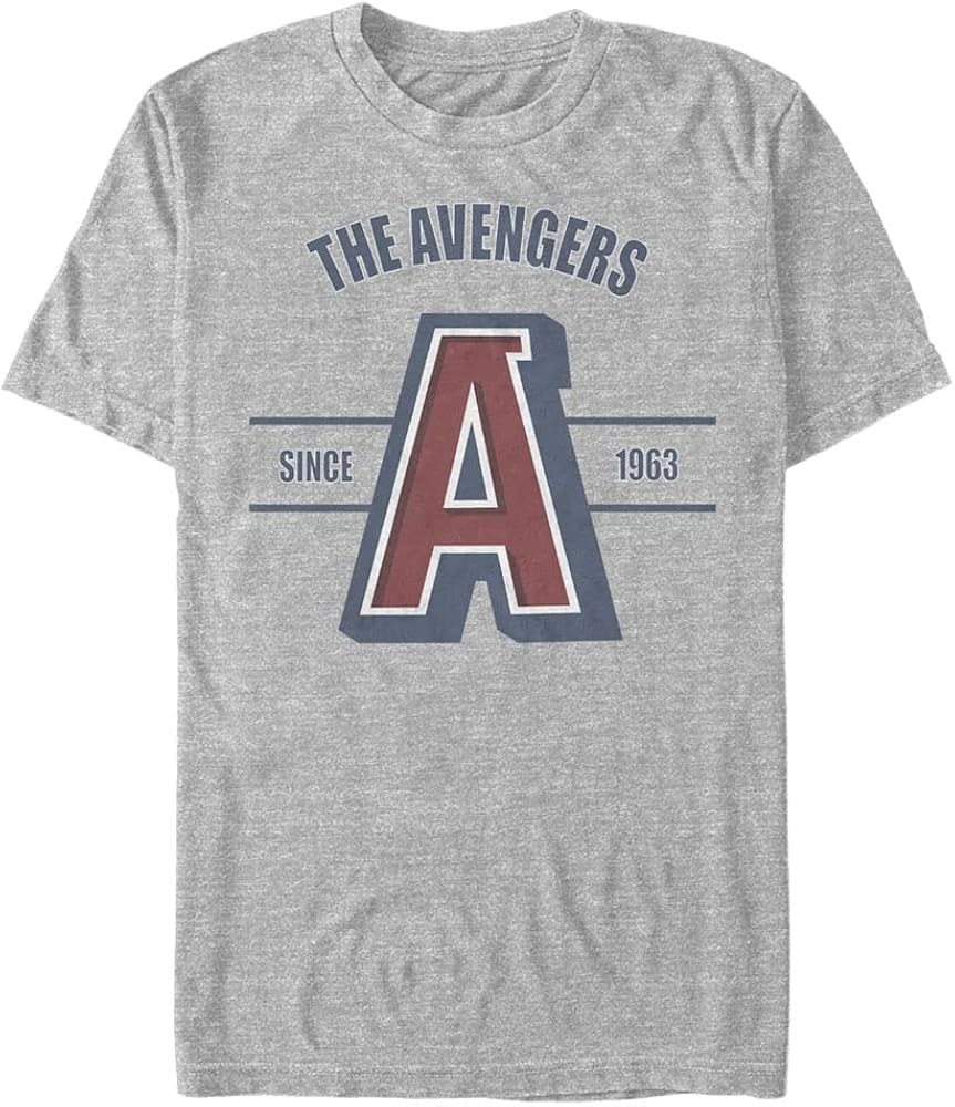 Marvel Classic Avengers Jersey Men's Tops Short Sleeve Tee Shirt