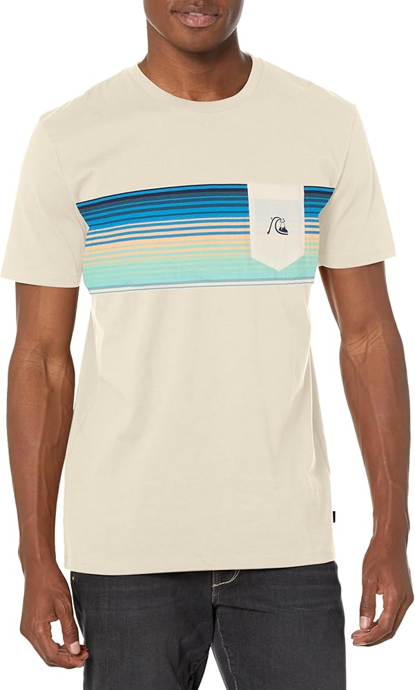 Quiksilver Men's Swell Vision Stripe Tee Shirt