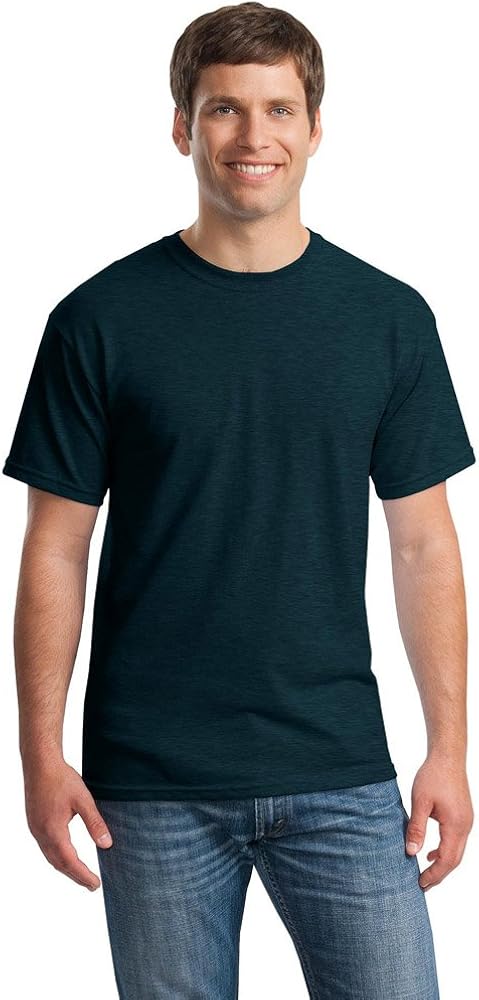 Gildan Mens Heavy Cotton 100% Cotton T-Shirt, Medium, Midnight