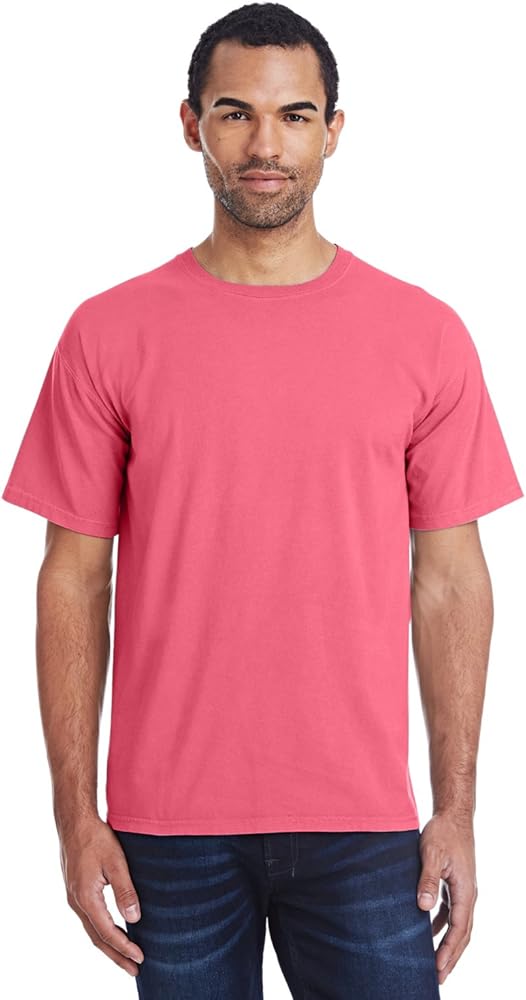 Men's 5.5 oz., 100% Ringspun Cotton Garment-Dyed T-Shirt S CRIMSON FALL