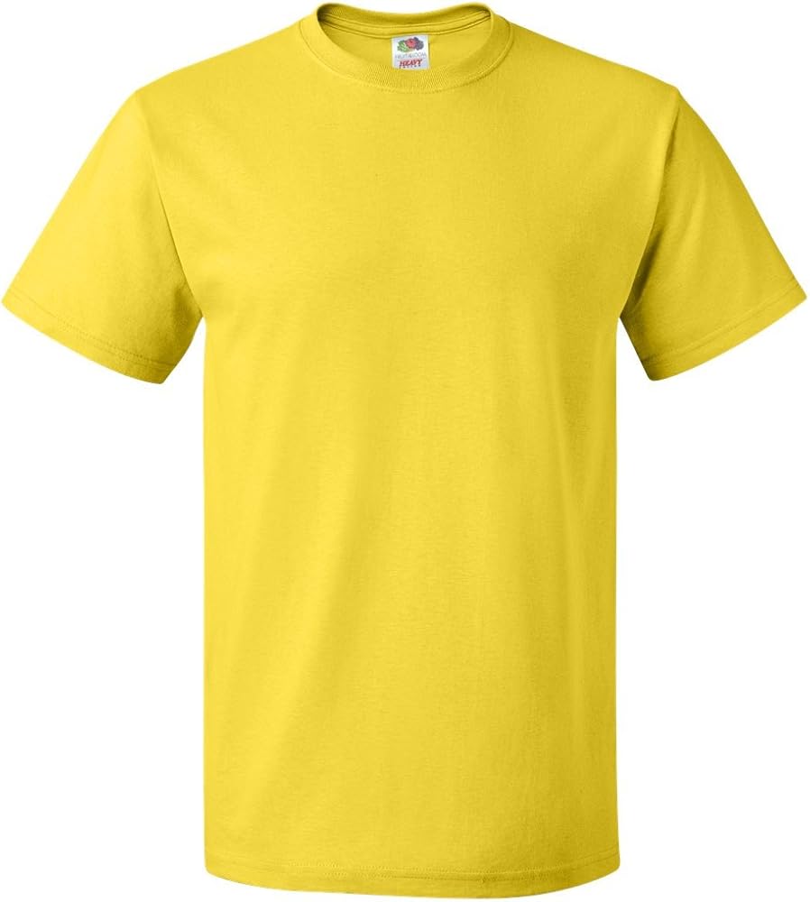 Heavy cotton tee(Yellow, M)