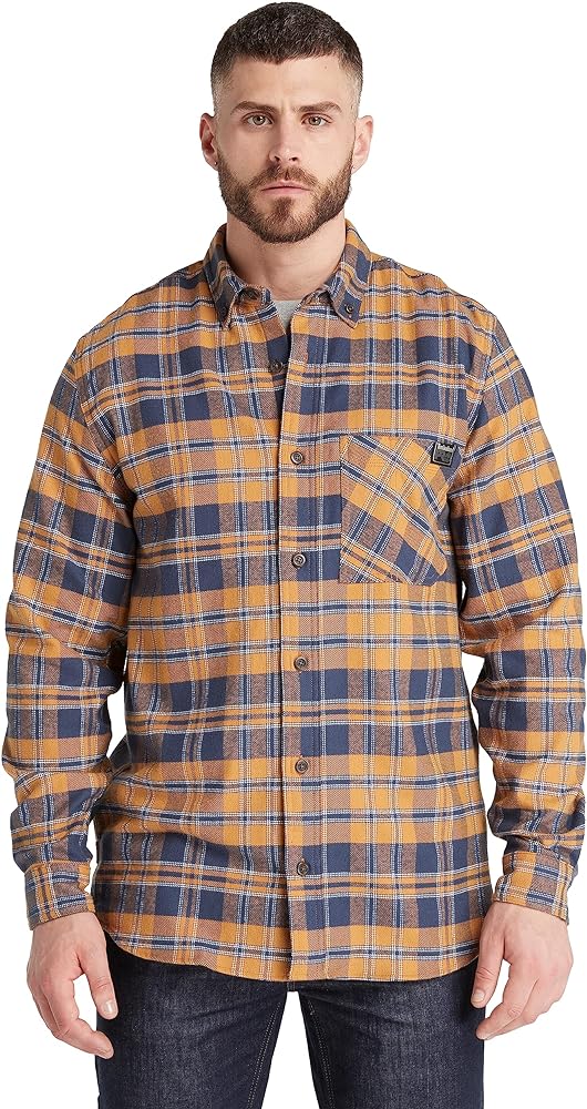 Timberland PRO Men's Woodfort Mid-Weight Flannel Shirt 2.0