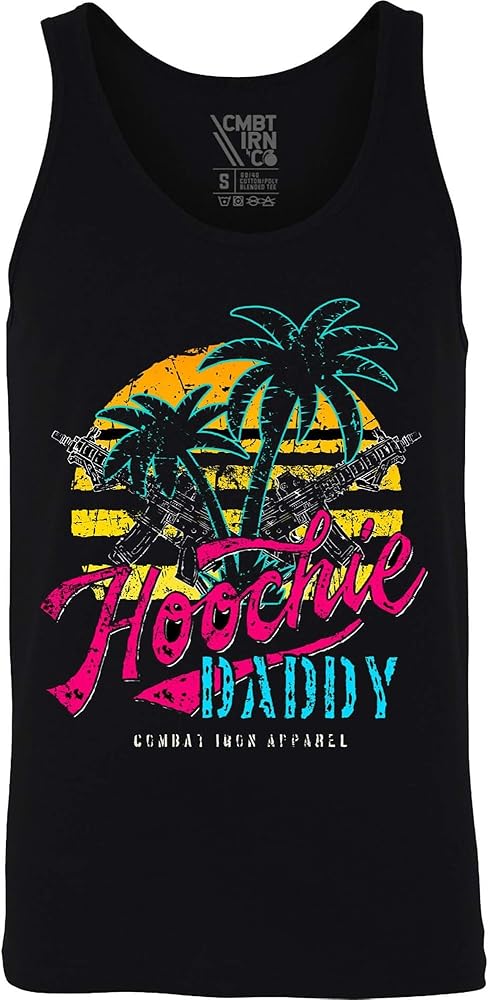 Combat Iron Hoochie Daddy Sunset Men's Tank