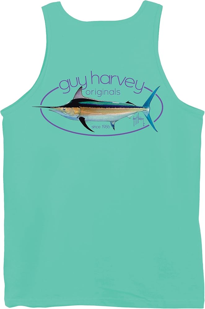 Guy Harvey highlight Tank Top Small Celadon