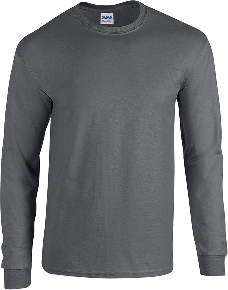 Gildan Long Sleeve, (G540) Tshirt Charcoal