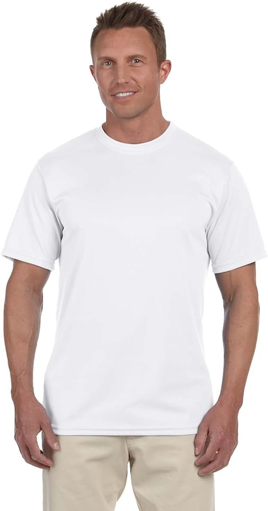 Augusta Sportswear 100% Polyester Moisture-Wicking T-Shirt, Small, White