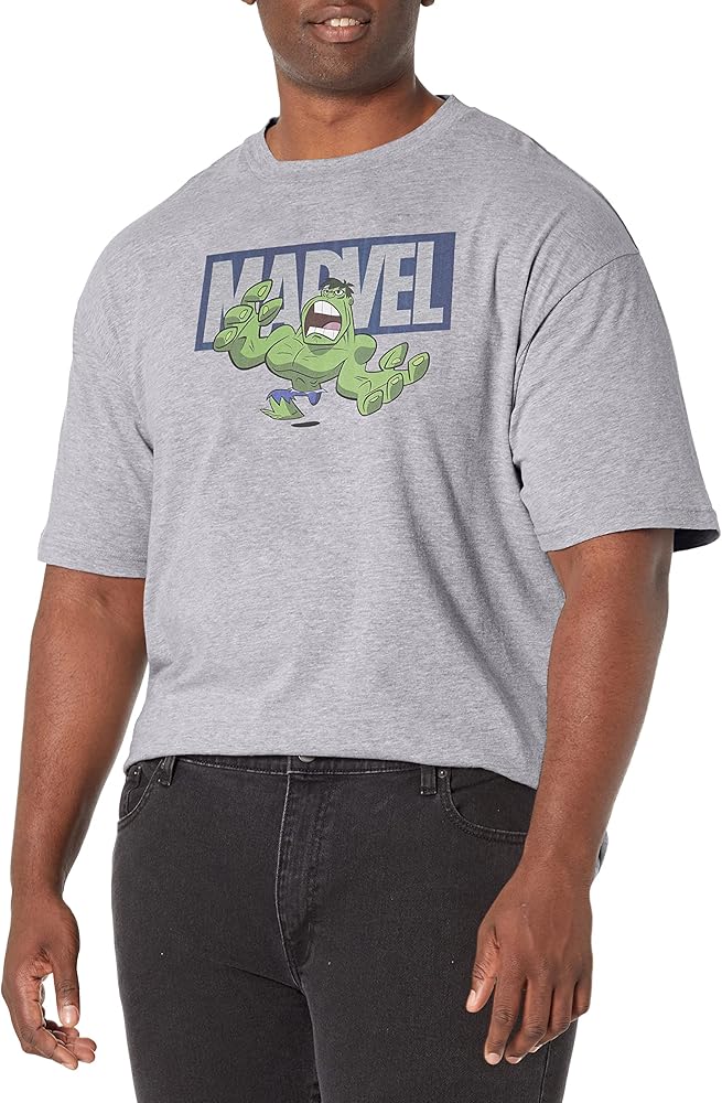 Marvel Classic Brick Hulk Men's Tops Short Sleeve Tee Shirt