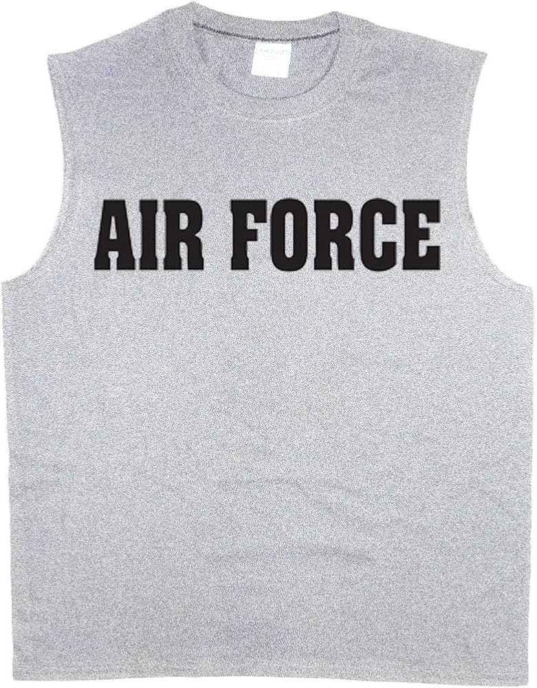 Air Force T-Shirt Mens Sleeveless T-Shirt Tank Top Muscle Tee