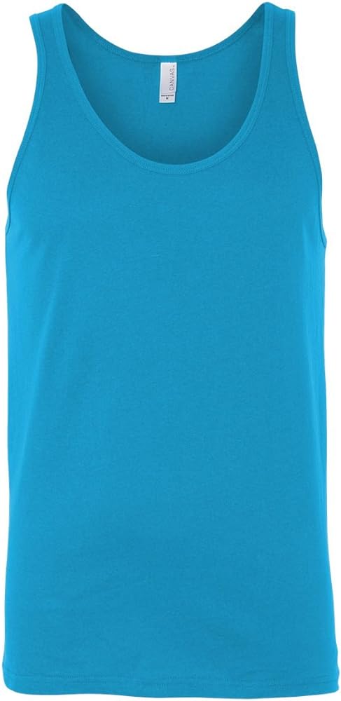 Bella Canvas Jersey Tank (3480) Neon Blue, XL