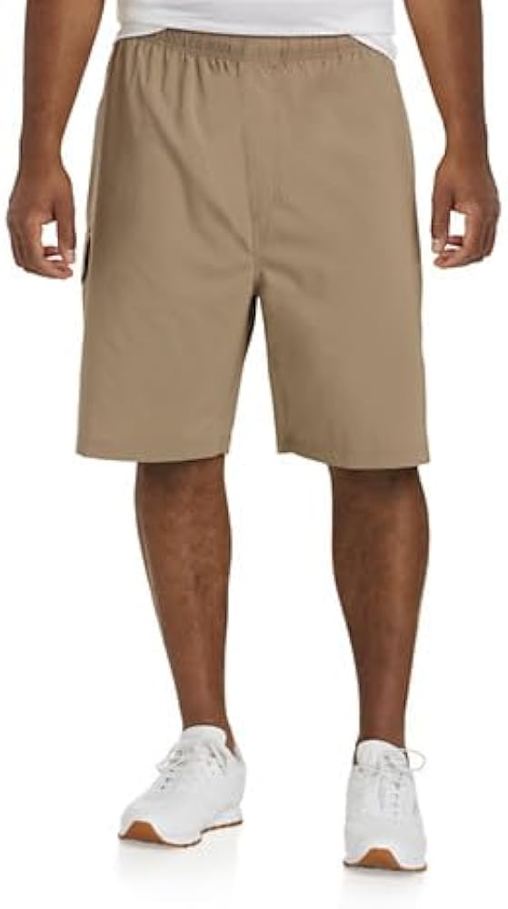 Reebok Big and Tall Performance Ripstop Cargo Shorts Khaki