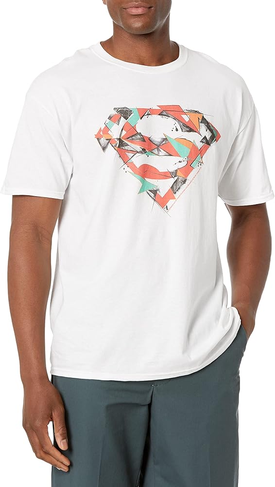 DC Comics Men's Polygon Logo T-Shirt