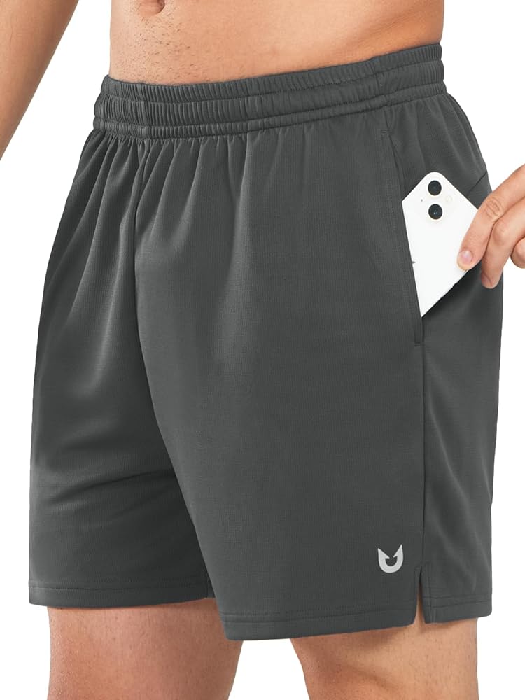 NORTHYARD Mens Athletic Shorts 5" Gym Workout Mesh Running Shorts Quick Dry Sport Shorts with Pockets