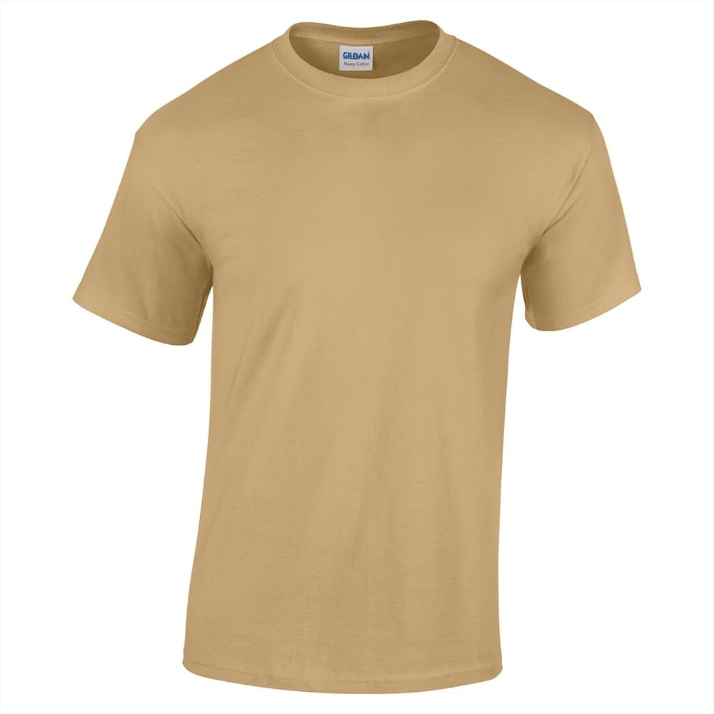 Gildan Heavy Cotton Adult Tshirt - 47 Colours / S - 3XL - Old Gold - S