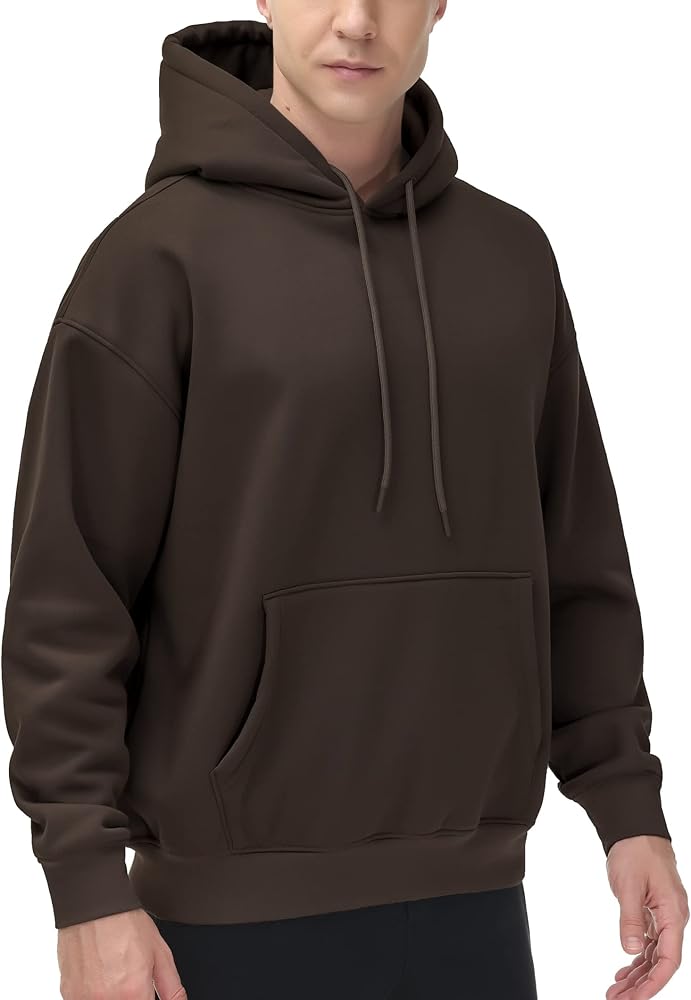 THE GYM PEOPLE Men's Fleece Pullover Hoodie Loose Fit Ultra Soft Hooded Sweatshirt With Pockets