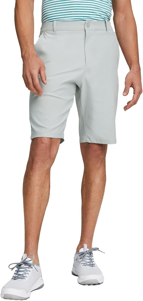 Puma Golf Men's Dealer Short 10 INCH, ASH Gray