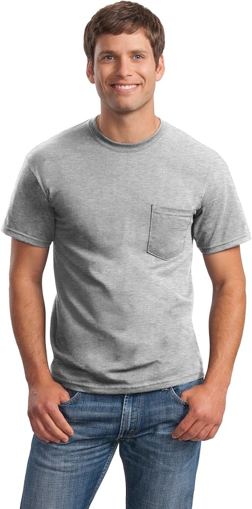 Gildan Ultra Cotton - 100% Cotton T-Shirt with Pocket 2300 (M / Ash (3XL))