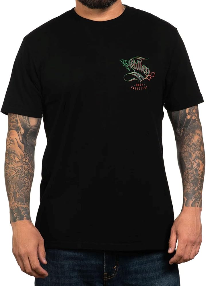 Sullen Men's Angel Cinco De Mayo Tattoo Lifestyle Graphic Premium Short Sleeve Tee