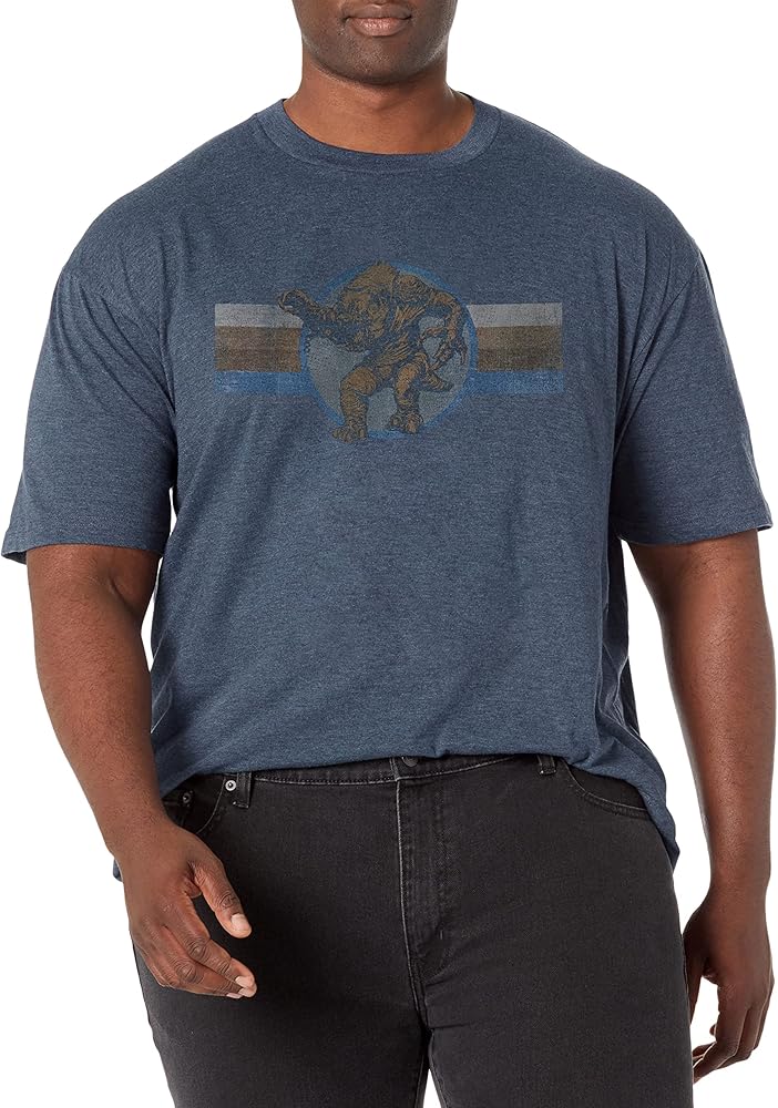 STAR WARS Big & Tall Rancor Retro Men's Tops Short Sleeve Tee Shirt