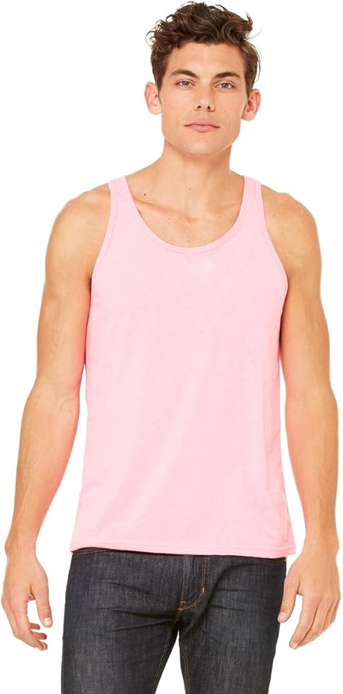 Bella Canvas Unisex Jersey Tank 2XL NEON PINK