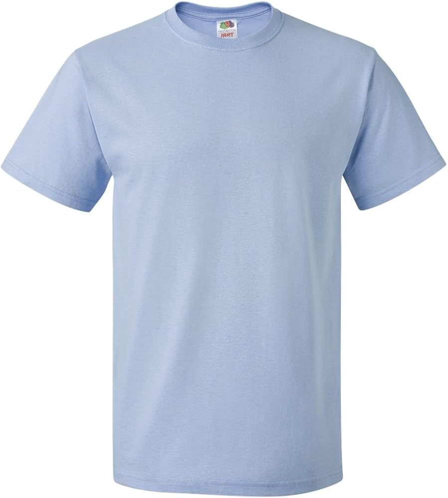 Men's Seamless Lightweight T-Shirt, Light Blue, XX-Large