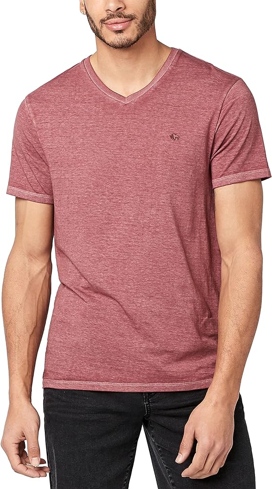 Buffalo David Bitton Men's V-Neck Burnout Tee 2