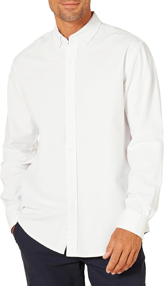 Amazon Essentials Men's Regular-Fit Long Sleeve Oxford Shirt