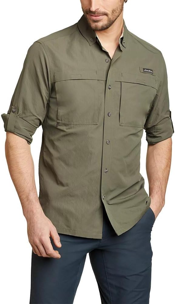 Eddie Bauer Men's Ripstop Guide Long-Sleeve Shirt