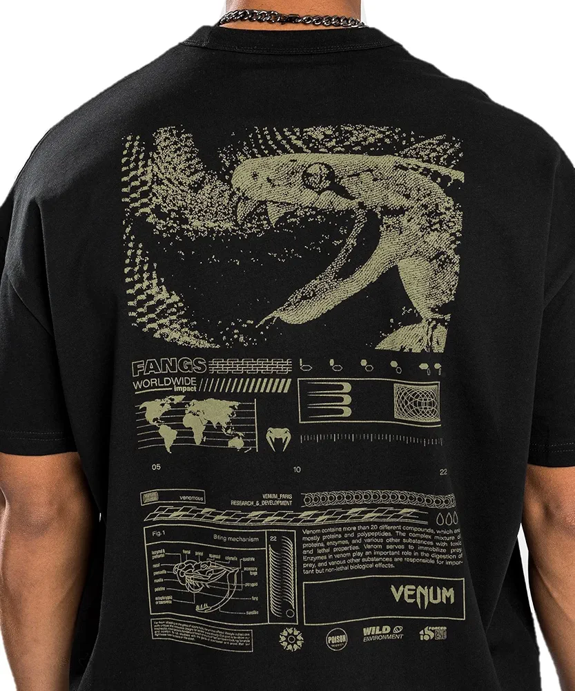 Venum Men's Fangs T-Shirt-Oversize Fit