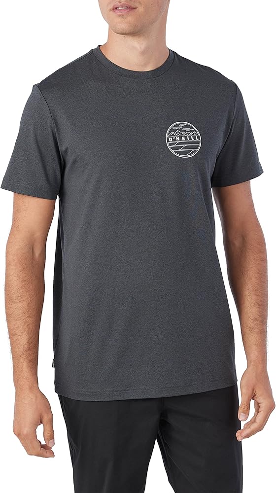 O'NEILL Men's Circle Logo Graphic T-Shirt - Comfortable Graphic Tees for Men - Screen Printed Short Sleeve Shirt