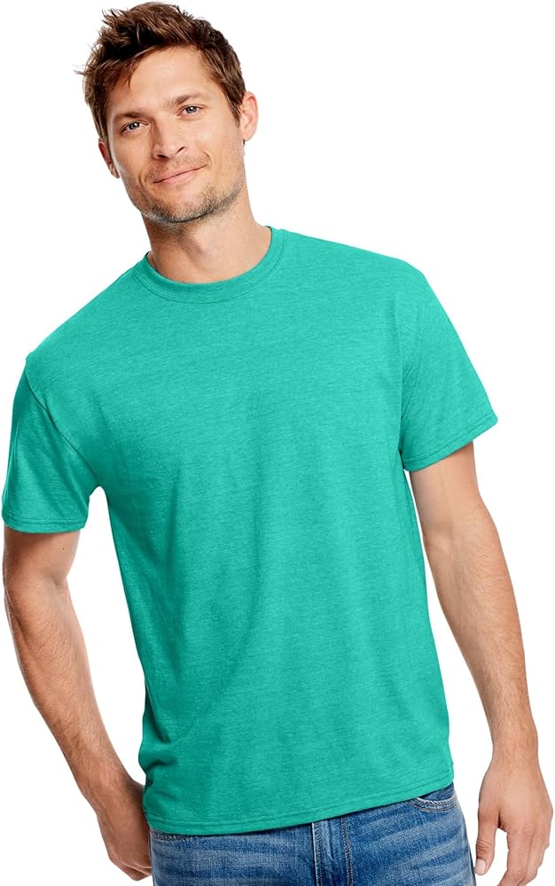 Hanes Adult X-Temp® Triblend T-Shirt S BRZY GREEN TRBLN