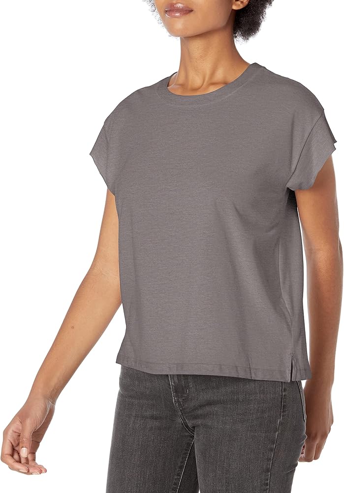 Alternative Women's Shirt, Soft Modal, Tri-Blend Raw Edge Fashion Muscle Tee