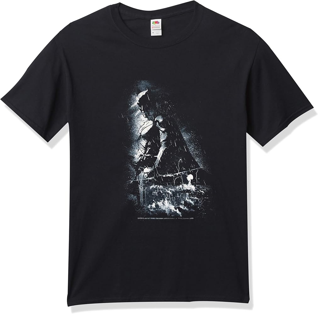 DC Comics Men's Shadow Batman T-Shirt