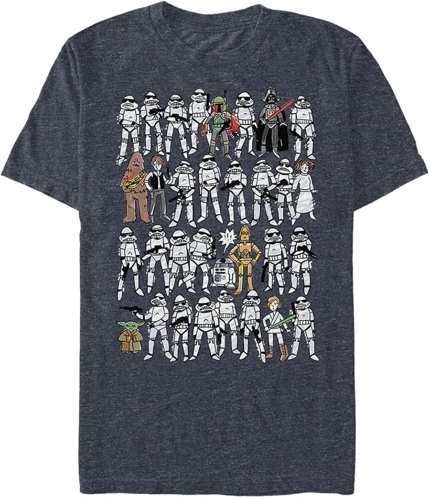 STAR WARS Sketches Men's Tops Short Sleeve Tee Shirt