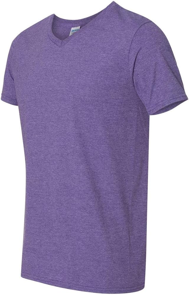 Gildan Men's Softstyle Preshrunk Heather V-Neck T-Shirt