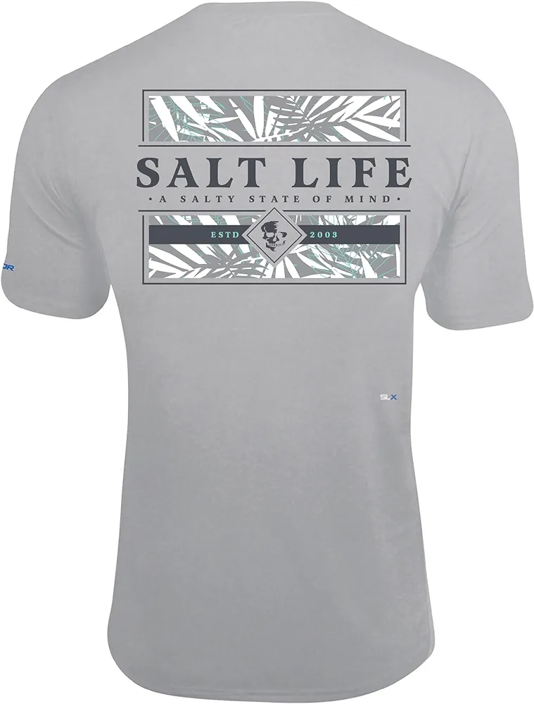 Salt Life Men's Jungle Vibes Short Sleeve Performance Pocket Tee