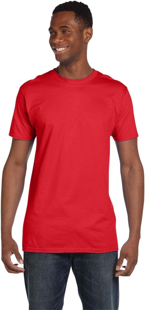 Hanes Nano-T® Short Sleeve T-Shirt 3XL Athletic Red